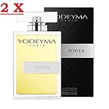 PERFUME POWER HOMBRE 100ML 2 PAQUETES (200ML) YODEIMA